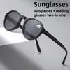 4colors Portable Folding Presbyopia Sunglasses Women Men HD Eye Protection Anti Blue Light Reading Sunglasses Fashion Goggles