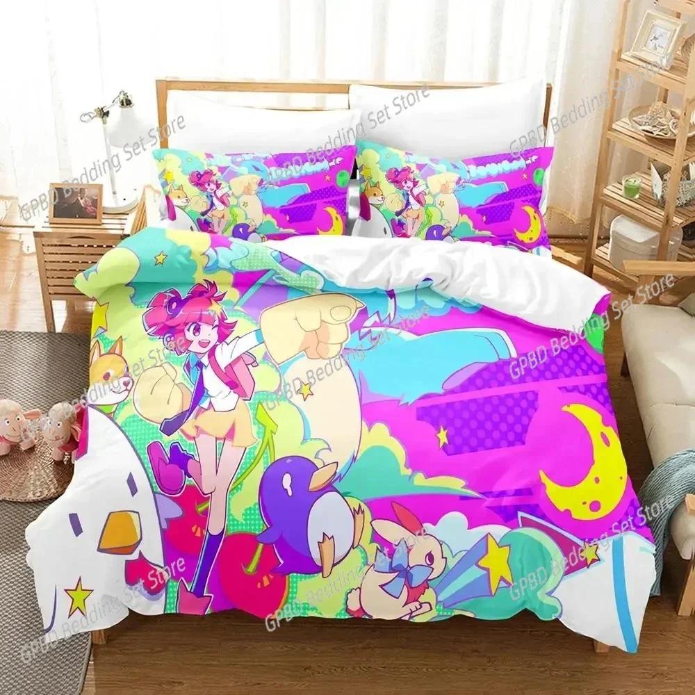 New 3D Print Anime Muse Dash Game Bedding Set Single Twin Double Queen King Cal King Size Bed Linen Set