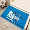 1pc Detroit Lions logo Print Area Rug - Soft, Washable Non-Slip Indoor Mat, Living Room, Home Office Decorative Rug,Office Decorative