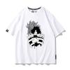 White Japanese Cartoon Childrens Tshirt Naruto Anime Pure Cotton Printed Parentchild Clothes Summer New Casual Tshirt