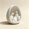 3D-печатная статуэтка Рождественской сцены Реалистичная скульптура Святого Семейства Рождественский декор