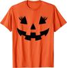 Jack O Lantern Face Pumpkin Halloween Costume Women T-Shirt