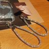 Short Wrist Style Glitter Rhinestone Phone Lanyard Mobile Phone Chain Mobile Phone Pendant