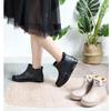 New Fashionable Low-top Short Rain Boots Rain Shoes Non-slip Water Shoes Waterproof Women's Thermal Velvet Rubber Shoes