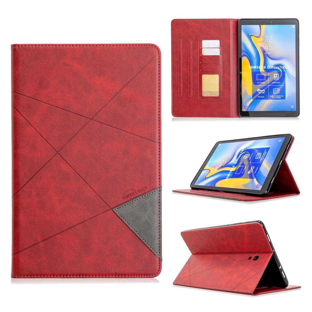 Case for Samsung Galaxy Tab A 10.5inch (2018 Release)(SM-T590/T595/T597) Bussiness Premium PU Leather Folio Cover Multiple Viewing Angles Card Pocket