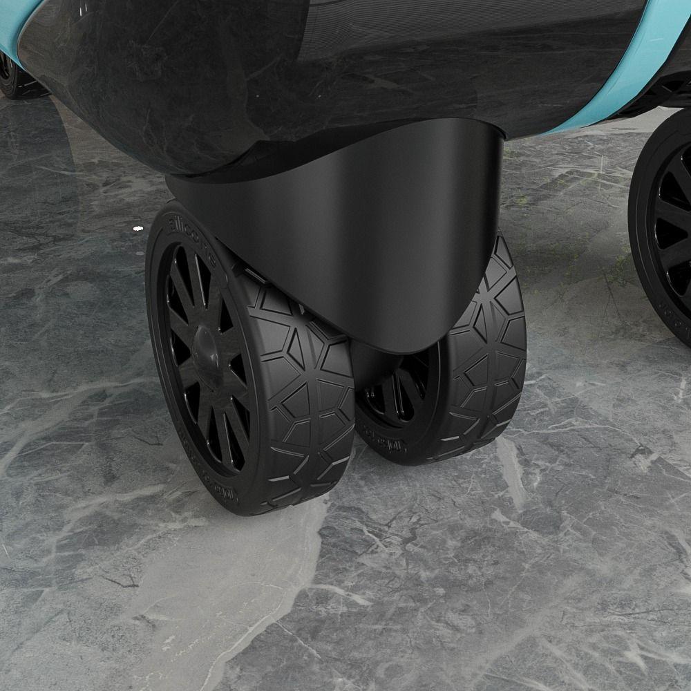 8Pcs Silent Sound Luggage Caster Shoes Reduce Noise Trolley Box Casters Cover