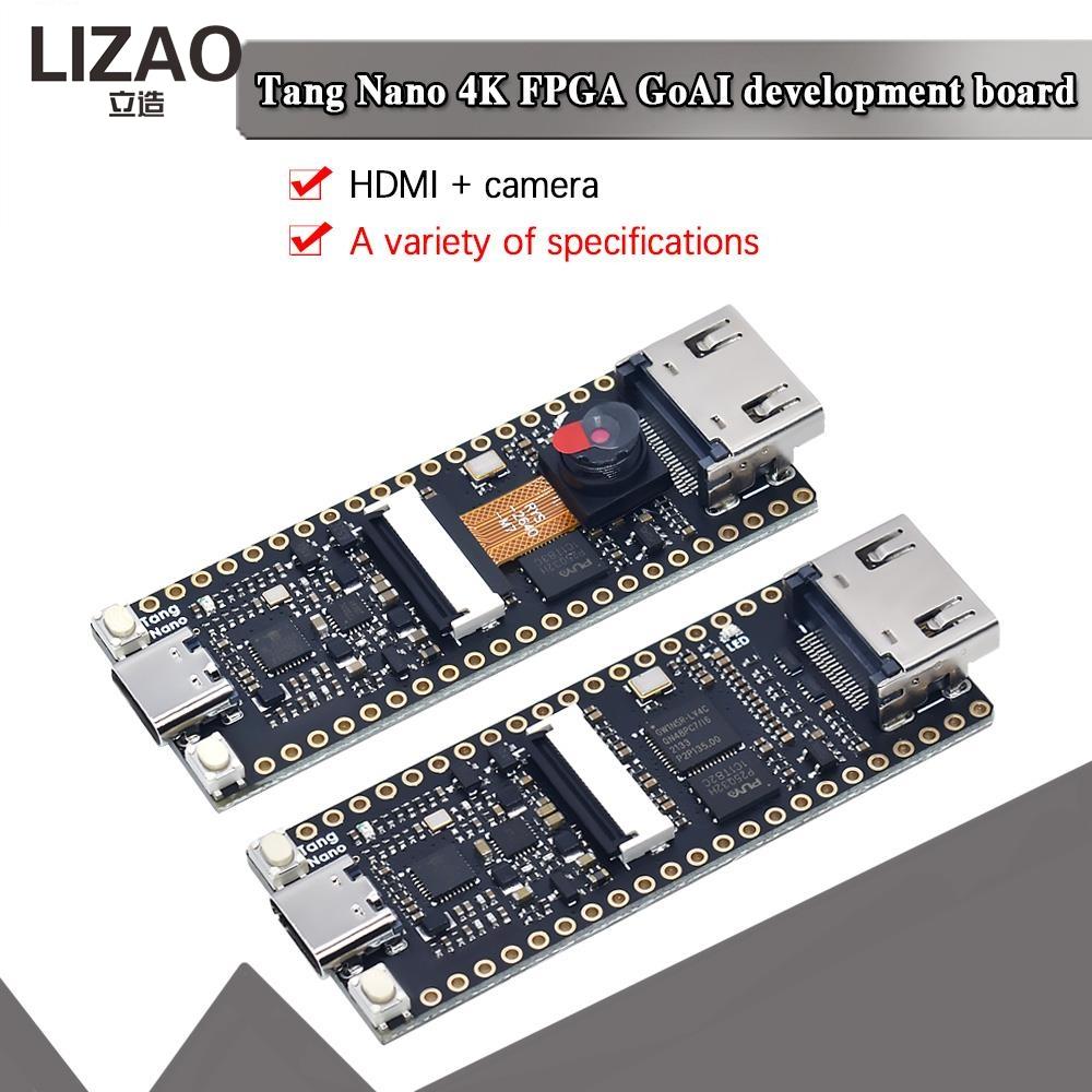 Плата разработки LIZAO Tang Nano 4K FPGA GoAI с камерой HDMI для проектов Edge AI, встроенного зрения и обучения