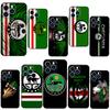 Chechen Wolf National Flag Case Coque For iPhone 11 12 Pro Max Mini X XS XR 7 8 Plus Cover For iPhone 13 Pro Max Case