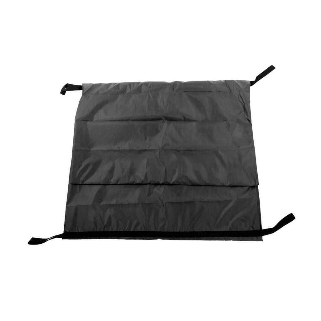 Black Emergency Cadaver Body Bag Oxford Cloth Body Storage Bag 210D Waterproof for Funeral Hospital