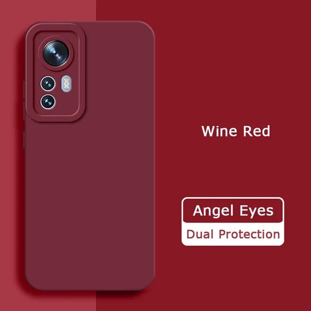 Жидкий силиконовый чехол Angel Eyes для XiaoMi Mi 12 12T 13T Mi13T pro Mi12T Mi13 Mi12X 5G Pro Мягкий защитный чехол для линз