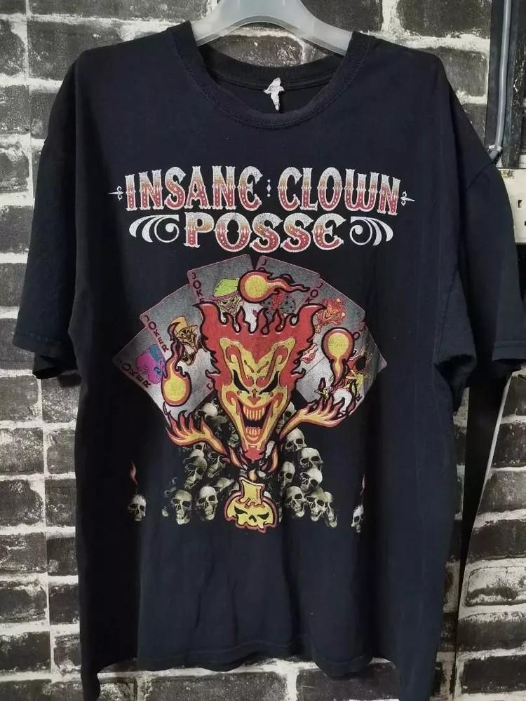 Футболка Insane Clown Posse, Футболка Insane Clown Posse Полный размер от S до 5XL AA1686 Унисекс