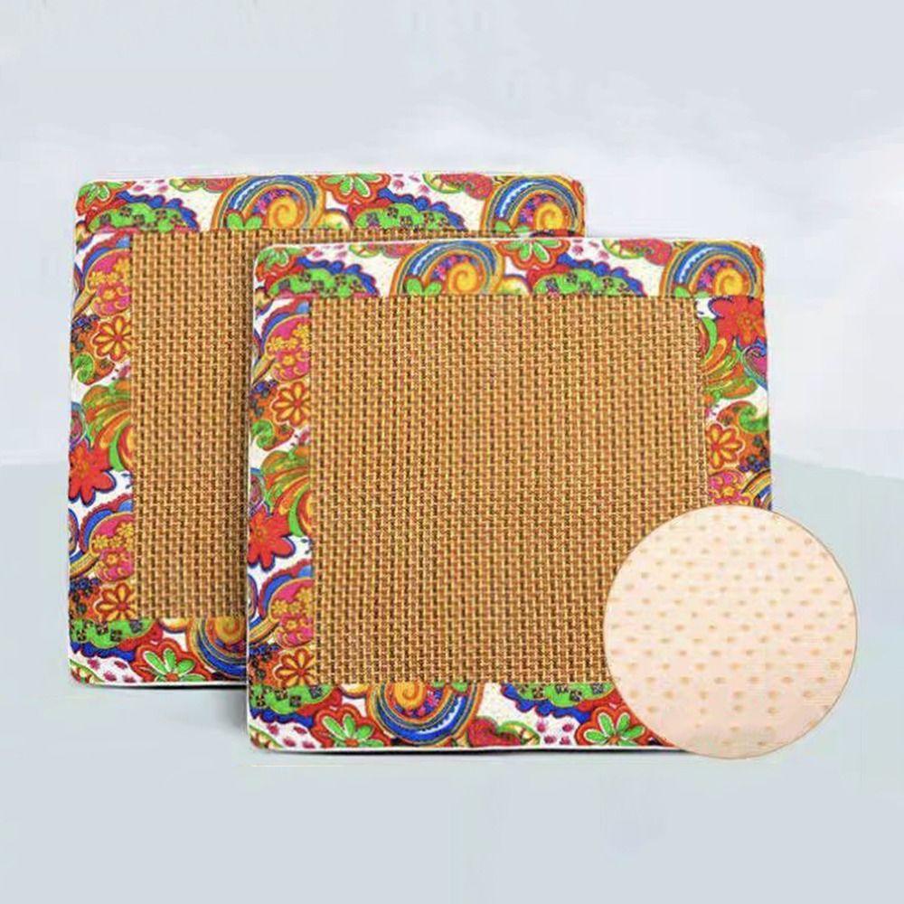 Прохладная ротанговая подушка на сиденье, дышащая подушка для стула, защита стула, подушка для автомобильного сиденья, йога