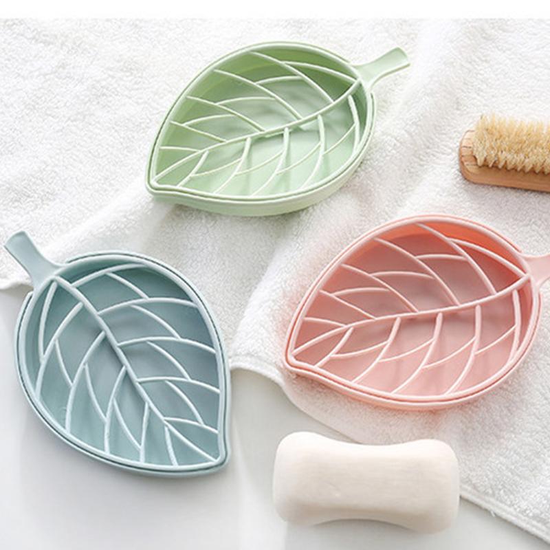 Модная креативная мыльница для душа в ванной, мыльница для слива, держатель для мыла в форме листа в скандинавском стиле, подставка для ванной комнаты, украшения для дома и гостиной