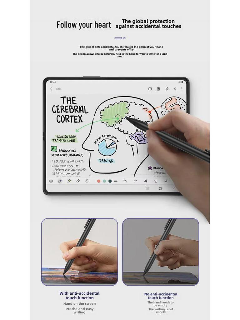 Совместимый электромагнитный стилус для Xiaoyuan S1 A1 и iReader - Hanwang Wenshi Boox Ручка для чтения с ладони