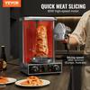 Electric Shawarma Knife Turkish Doner Kebab Meat Gyro Cutter with 2 Blades