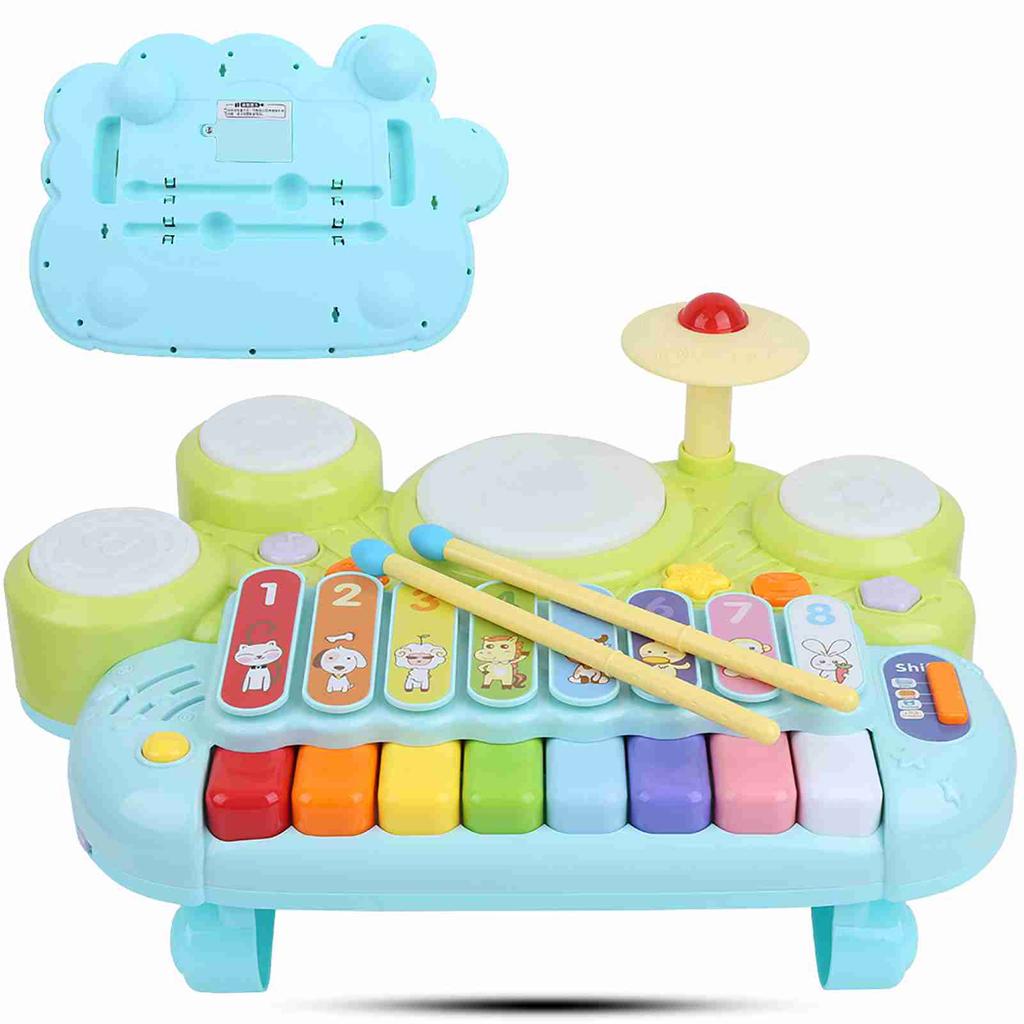 3?В?1 Музыкальные инструменты Игрушки Дети Обучение Электронное пианино Клавиатура Ударная установка