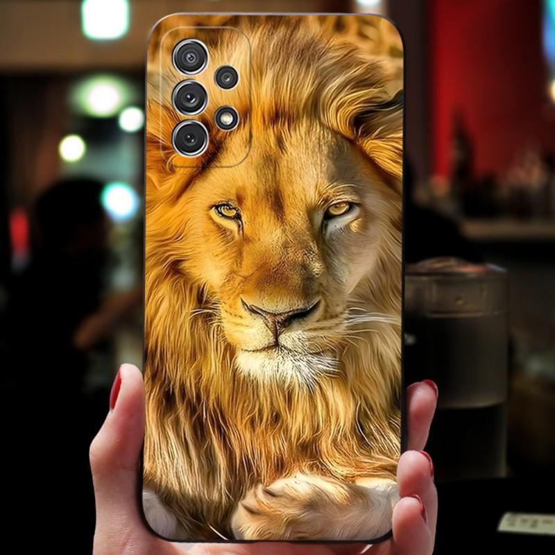 Чехол для телефона с изображением льва для Samsung Note Galaxy 8 9 20 10 Pro Plus Ultra M20 M31 M40 M10 J7 J6 Prime, задняя крышка