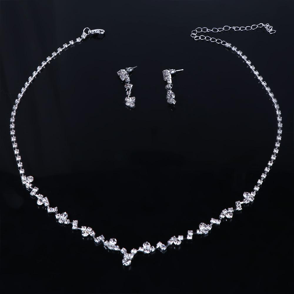 Necklace Earrings Set Necklace Earring Jewelry Set Bridal Set Wedding Accessories Bridal Jewelry