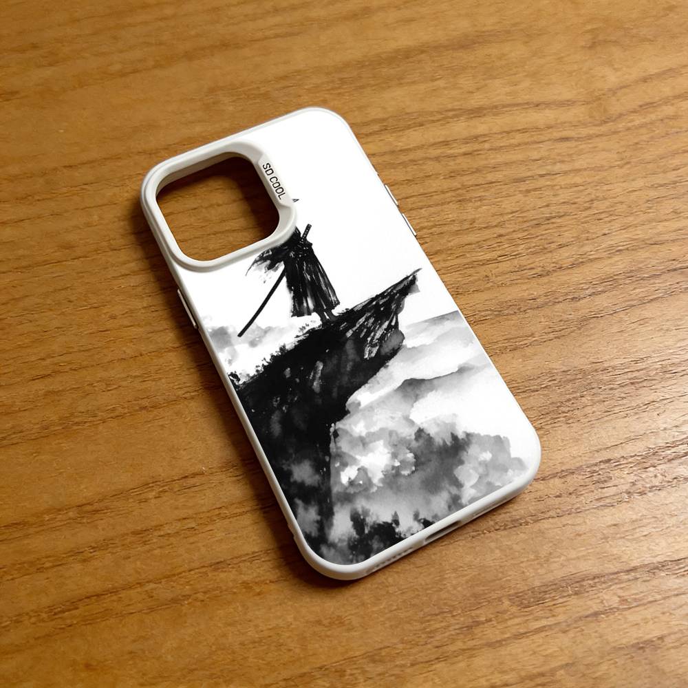 Anime Samurai Phone Case for iPhone 17 16 15 14 13 12 11 Pro Max Air 8 7 Plus X XR XS Max TPU Bumper