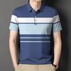 Поло Baju Lelaki Berjalur Pakaian Lelaki Lengan Pendek Формальная футболка-поло Pakaian