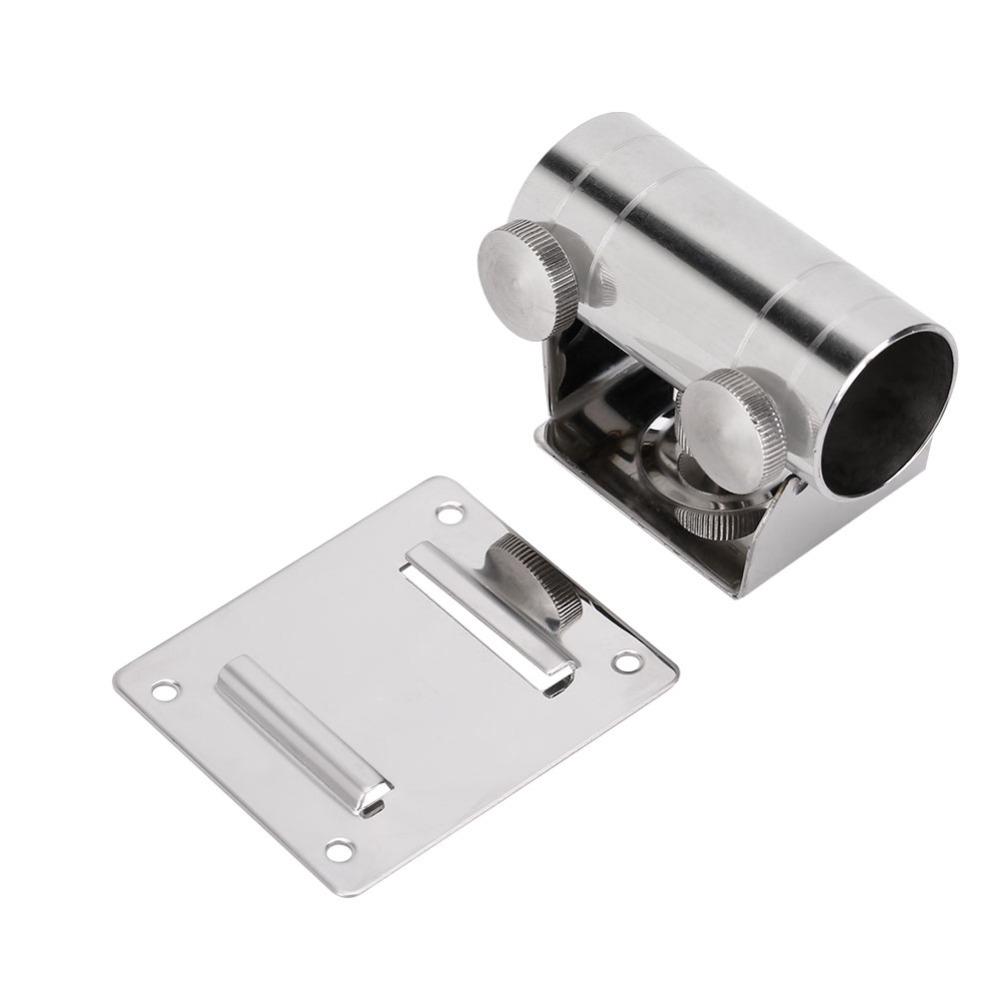 Подставка для рыболовного зонта из нержавеющей стали Регулируемая база-подставка для зонта Для использования на открытом воздухе