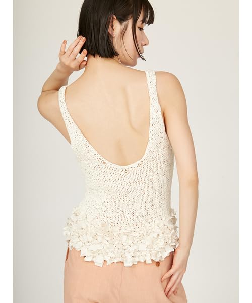 Emi Ribbon Detail IVR Women's Top, 13WNT252033,