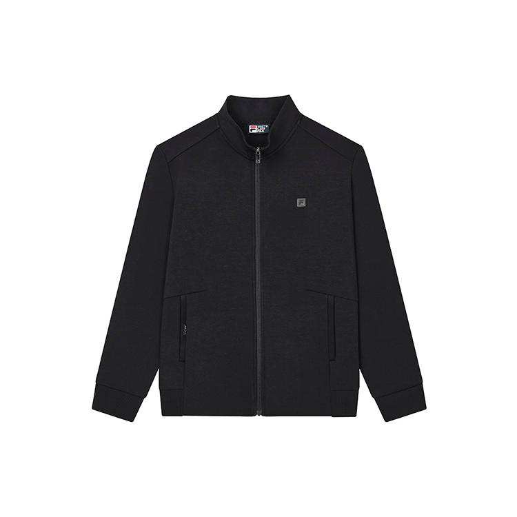 FILA Jackets Men's Jet Black Stand Collar Moderate Other F11M317505FBK