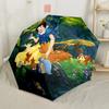 Snow White princess Compact Travel Automatic Umbrella with 8-Rib Durable for Outdoor Daily Use Outdoor Accessory Wedding Party Gift