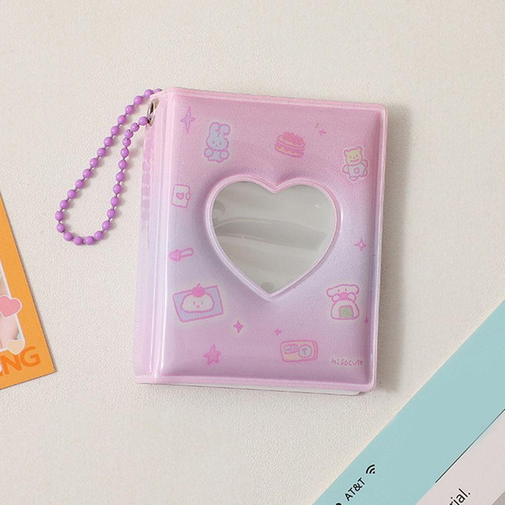 Hollow Mini Photo Album 2 Inch Photo Card Holder Mini Name Card Book