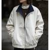 Unisex Retro Streetwear Jacket Lightweight Outdoor Utility Windbreaker Casual Wear