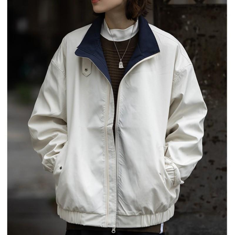 Unisex Retro Streetwear Jacket Lightweight Outdoor Utility Windbreaker Casual Wear