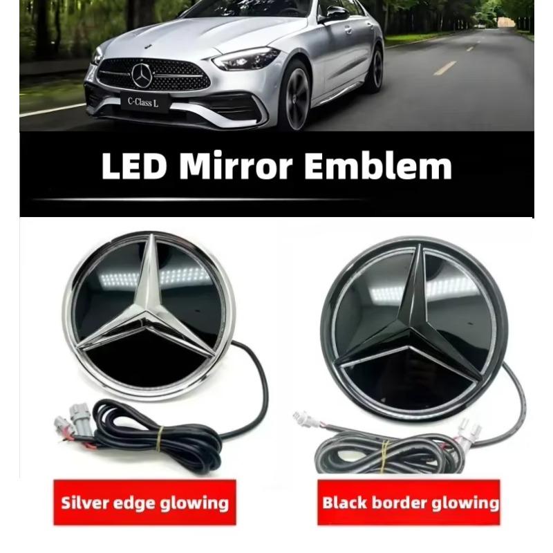 CEO1 Для решетки радиатора Mercedes Benz AMG со звездой для Mercedes Benz W205 W212 W213 W204 W166 CLA W253 GLK Автомобиль Белый Синий и светодиодная подсветка