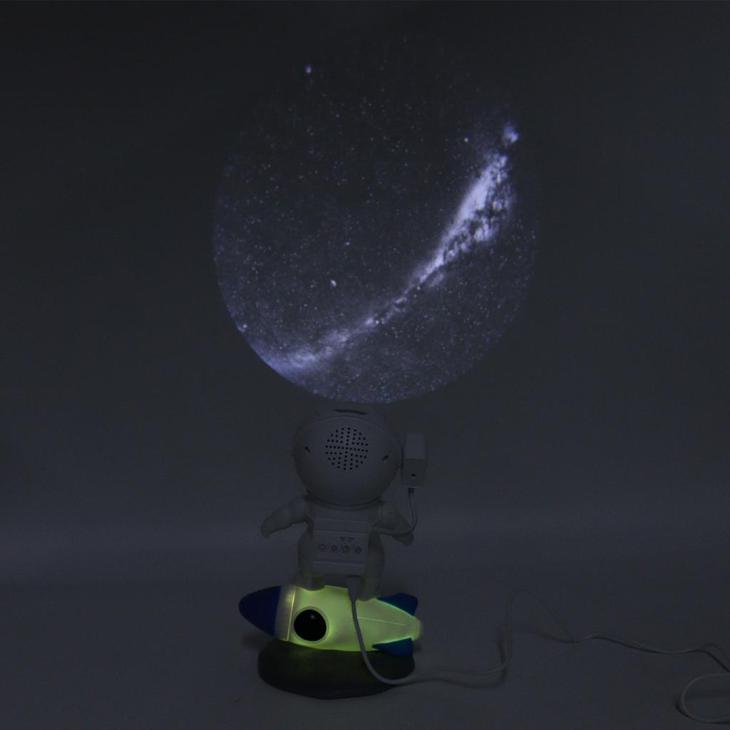 Звездный проектор Galaxy Night Lights USB Type C 360 градусов вращения магнитной головки RGB Astronaut Light