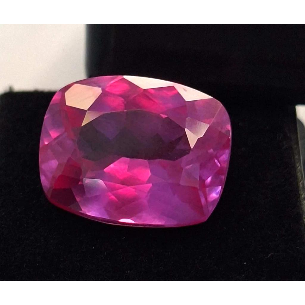 Beautiful Pink Sapphire Natural Cushion Cut 14-16 Ct Certified Loose Gemstone