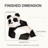 ORIGAMIPLANET 3D Оригами Бумажный Конструктор Панда Fun DIY 3D Модель Панды из Бумаги для Подростков Легкая Ручная Работа Фигурка Животного Скульптура Подарочный Набор для