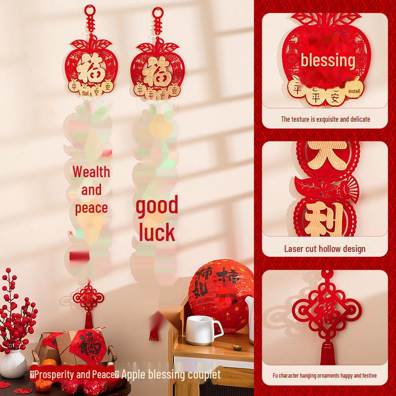 Подвески на Новый год Змеи 2025 — праздничные украшения для гостиной и талисманы удачи для праздника весны.