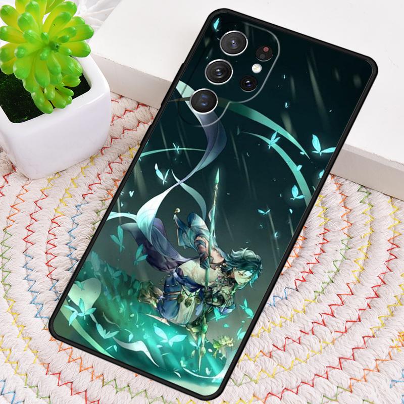 Genshin Impact Сяо Мягкий Силиконовый Чехол Для Телефона Для Samsung Galaxy note 10 pro S26 S25 S24 S23 S22 S21 Plus S25Ultra Capa Чехол