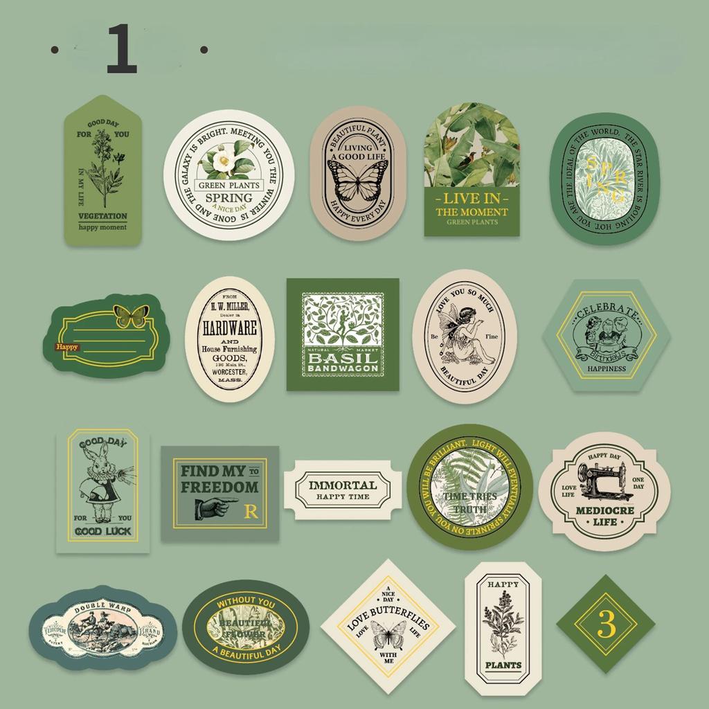 Ретро этикетки наклейки записываемые уплотнительные наклейки украшения справочник наклейки эстетические канцелярские принадлежности 40 шт./кор.