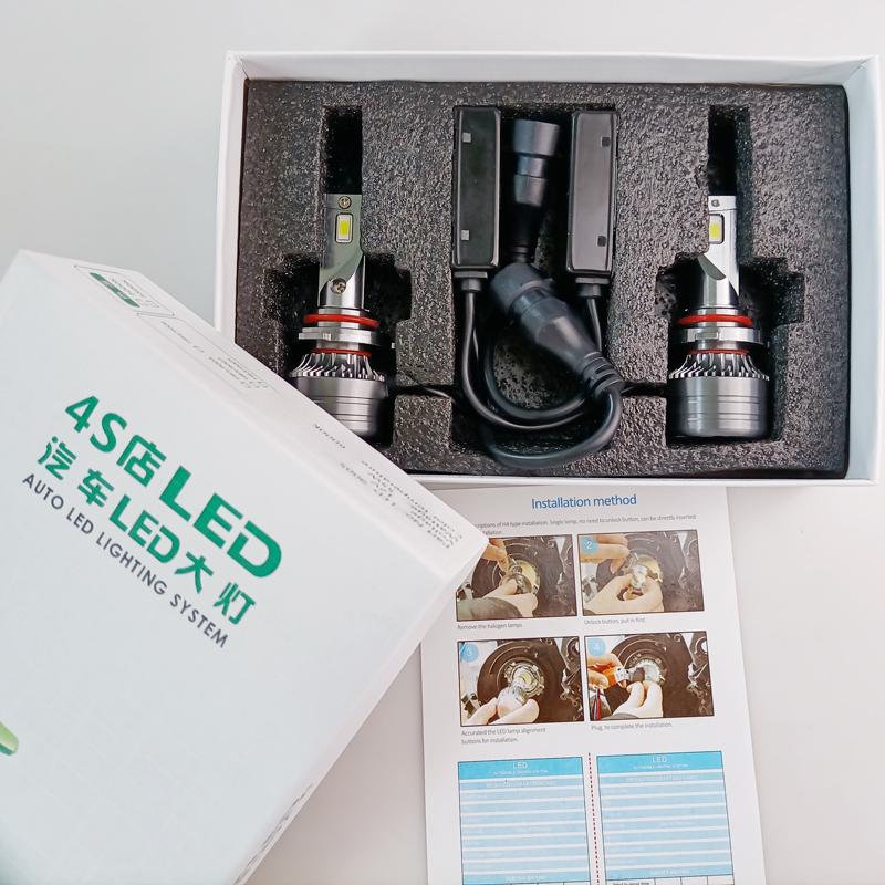 Светодиодные лампы H1 24V 55W 6000K Высокий люмен Светодиодный комплект автомобильных фар Лампы для автомобильных фар Светодиодные лампы накаливания