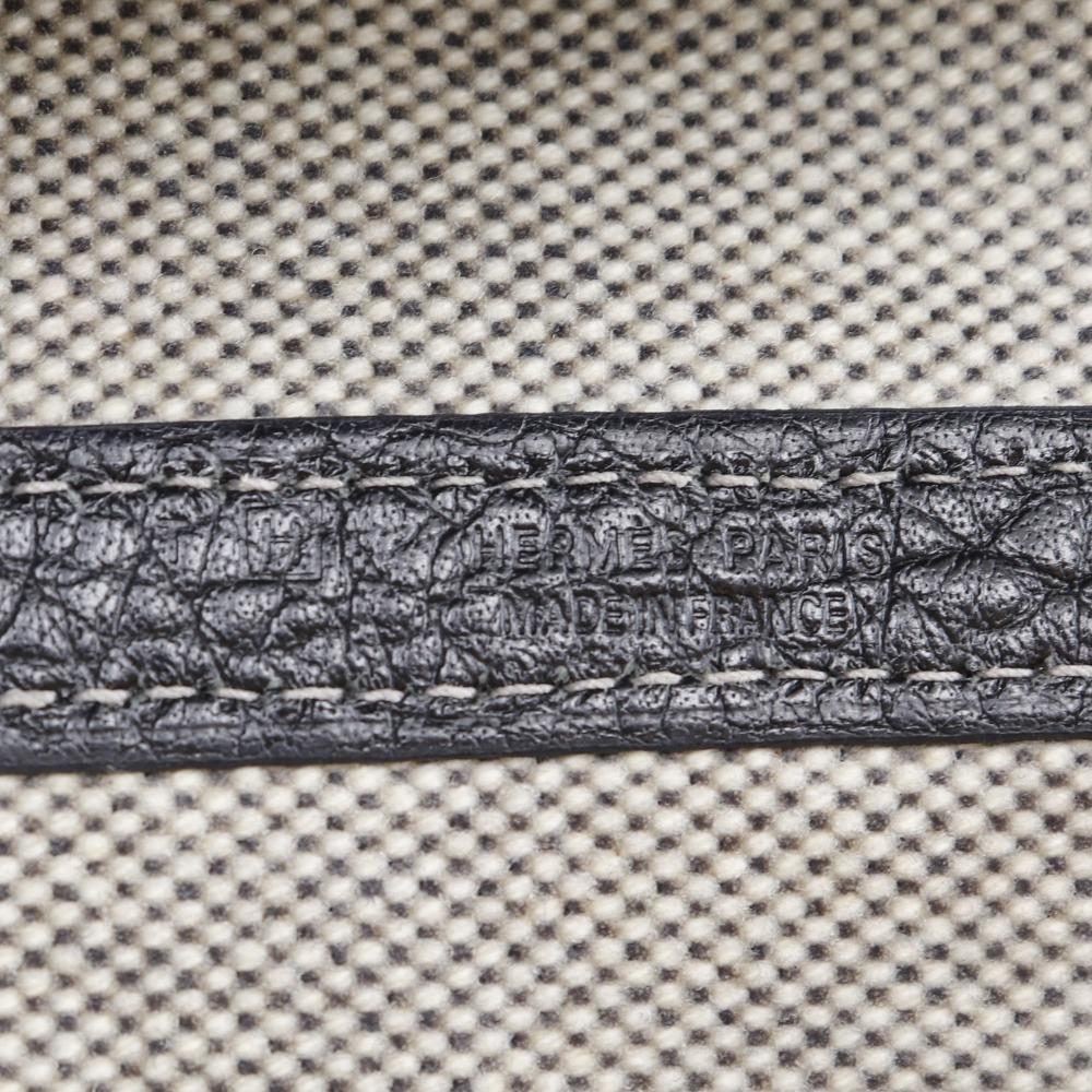 HERMES Garden party 36 PM Tote Bag gray Tower ash Women Used