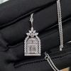 Classic Fashion S925 Silver Plated White Gold Happiness Door Women's Necklace, Selected Holiday Gifts