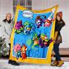 Superthings3 printed throw blanket—lightweight,soft,warm;versatile blanket for all seasons—perfect as &air-conditioning throw,nap blanket