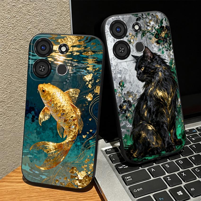 Для Itel A05S A04 A60S A16 A33 Plus A56 A23 A58 A25 Pro A49 A35 A18 Чехол для телефона Цветной Граффити Матовый Силиконовый Чехол Для Itel Противоударный Бампер