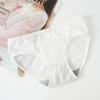 Women Seamless Panties Solid Color Breathable Underpants Mid-waist Briefs Girls Sexy Cute Underwear Briefs