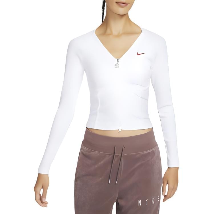 Nike SS24 Футболка с втачным рукавом Женская Белая HF1133-100