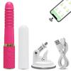 Телескопический фаллоимитатор вибраторы для женщин G Spot Thrusting Выдвижной вагинальный секс-игрушки для взрослых Женская мастурбация Автоматическая