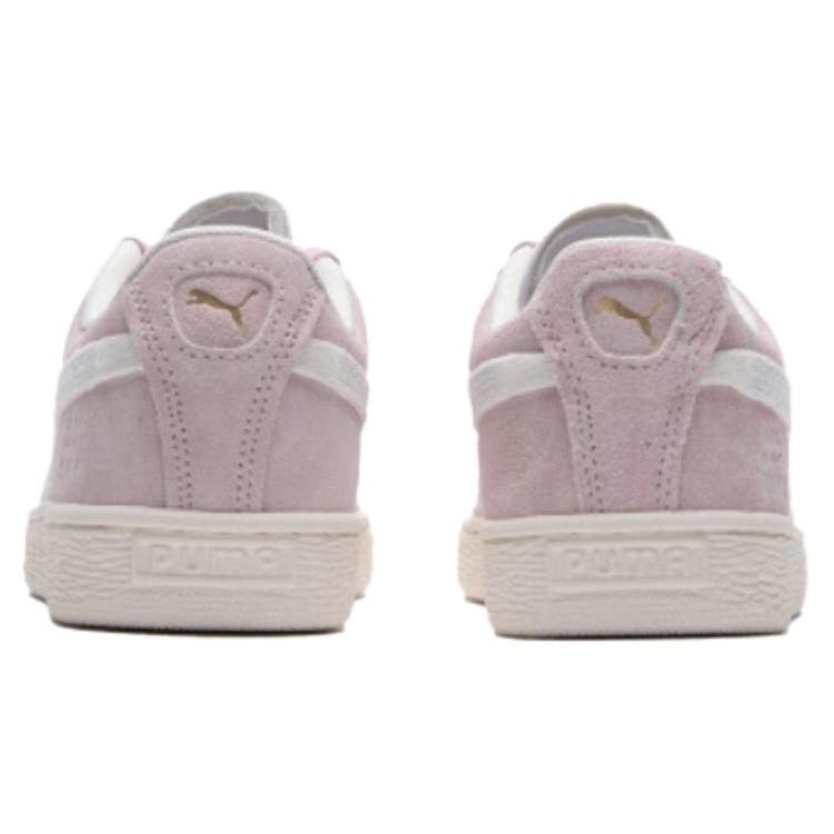Puma Замша Текстиль, Разделенная Коровья Кожа Удобные Устойчивые к Истиранию Низкие Кеды для Скейтборда Унисекс Розовые 400807-01