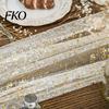Table Runner Glittery Runner, Sheer Flowing Tulle Elegant Charming Dining Accessory for Home Wedding Baby Shower Bridal