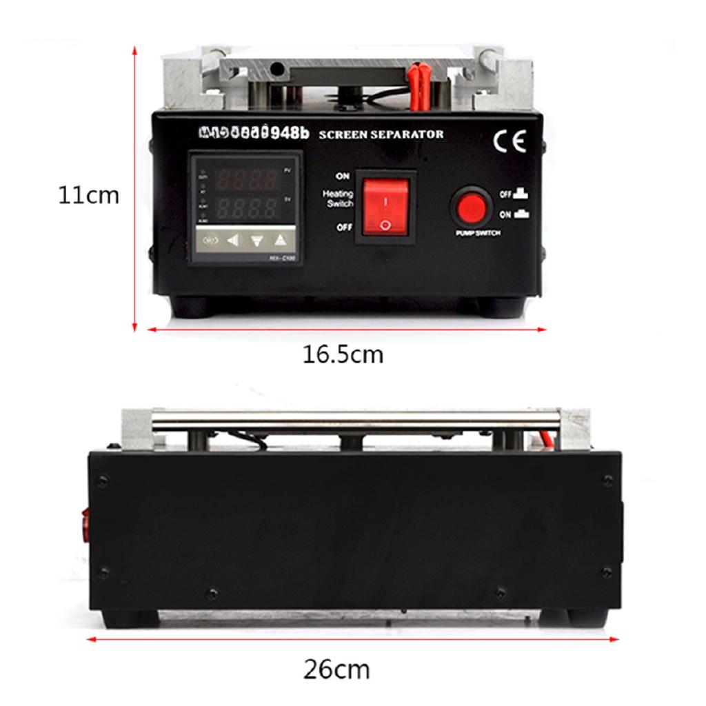 550W 7 Repair Machine Mobile Phone Different Cover Plate Auto Heating LCD Display Screen Separator Built-in Vacuum Pump