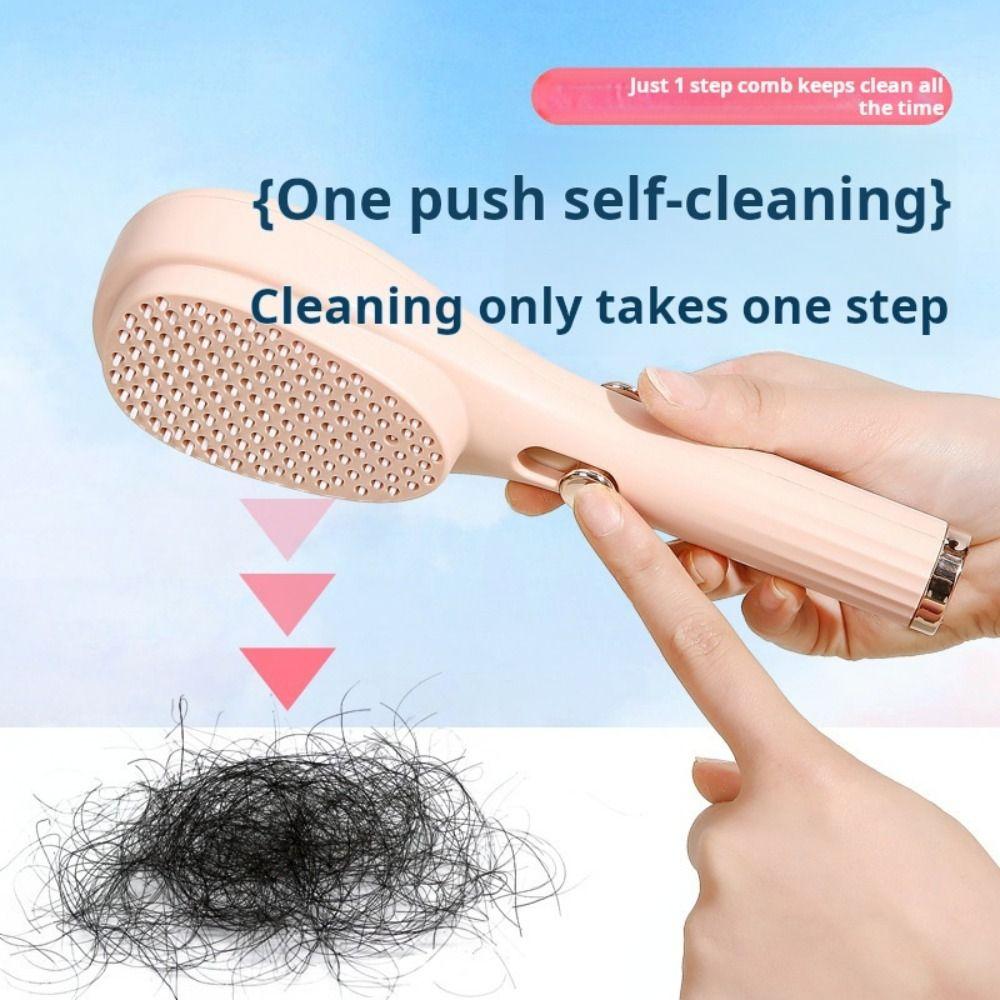 Self Cleaning Self Cleaning Hair Brush Anti Static Detangling Brush Styling Tool